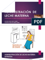 Administración de Leche Materna