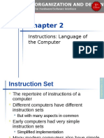 Instructions: Language of The Computer: The Hardware/Software Interface 5