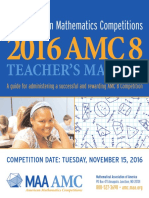 MAA American Mathematics Competitions: Teacher'S Manual