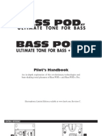 Bass PODxt User Manual - English