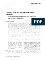 Copying, Cutting and Pasting Social Spheres Computer Designers' Participation in Architectural Projects