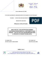 L'utilisation Du Sulfate de Magnésium Casablanca PDF