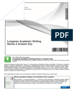 Longman Academic Writing Series 4 Answer Key