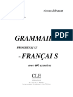 Grammaire Progressive Du Francais Avec 4 PDF