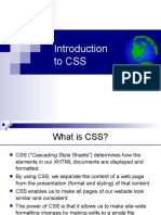 Introduction To CSS