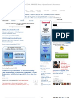 Cisco Exploration CCNA 4.0-CCNA 640-802 Blog. Questions & Answers
