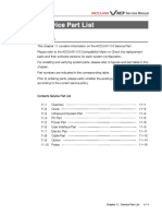 Accuvix v10 Service Part List