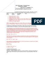 1.018/7.30J Ecology 1: The Earth System Problem Set 1, Fall 2009 Assigned: Ses #2 Due: Ses #6 at The Beginning of Class