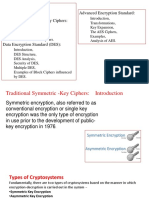 Unit - II: Traditional Symmetric - Key Ciphers: Advanced Encryption Standard