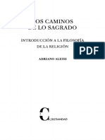 ALESSI, Adriano, Los Caminos de Lo Sagrado, Ediciones Cristiandad, Madrid 2004 PDF