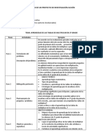 Ejemplo de Un Proyecto de Investigación Acción