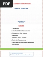 Adjustment Computations Chaper 1