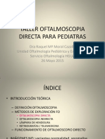 Taller Oftalmoscopia Directa para Futuros Pediatras