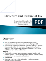 Lecture 2 EA Structure and Culture of EA