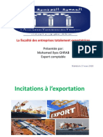 Fiscalité Des Entreprises Totalement Exportatrices PDF