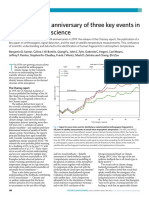 Celebrating The Anniversary of Three Key Events in Climate Change Science