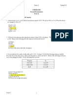 Chem 1212 Exam Key