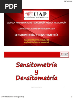 Clase V Sensitometria y Densitometria