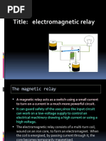 Title: Electromagnetic Relay