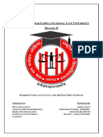 Surpeme Court at Calcutta and The East India Company.