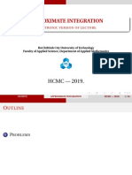 Approximate Integration: HCMC - 2019