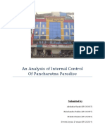 Internal Control of Pancharatna Paradise