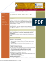 Voting Rights Overview