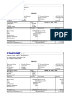 Payslip: Satender Sharma:: Tool Room:: Incharge::: Payslip For May - 2008