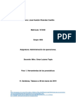 Foro 1 Herramientas de Los Pronósticos