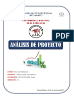 Análisis Del Proyecto