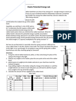 Elastic Potential Energy Lab