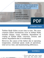 Failure Analysis of A First Stage In738 Gas