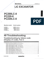 PC200-8 SM - 013 Troubleshooting by Failure Code Part-2