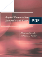 Applied Computational Economics and Finance PDF