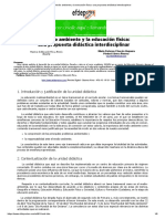 El Medio Ambiente y La Educación Física - Una Propuesta Didáctica Interdisciplinar