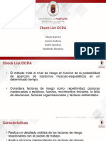 Check List Ocra Plantilla Up