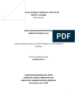 Estudio de Caso: Aplicación de Un Modelo Gerencial Práctico en Finotex Colombia