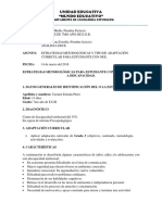 Informe de Estrategias Metodologicas Distrito 17D06