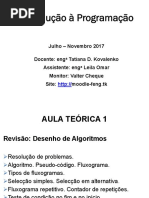 Sem01 Revisao Desenho de Algoritmos