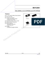 Obsolete Product(s) - Obsolete Product(s) : 2 Mbit (256Kb X 8) UV EPROM and OTP EPROM