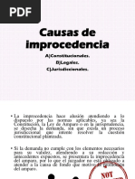 Causas de Improcedencia