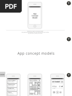 App Concept Model Iterations