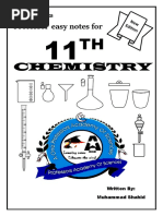 1st Year Chem Notes 2018 PDF