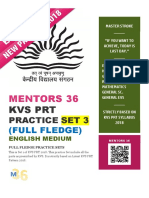 KVS PRT Set 3 Mentors 36 PDF