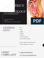 POSTPARTUM HEMORRHAGE Simbulan Obgyne Case Pres