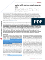 Using Fourier Transform IR Spectroscopy To Analyze Biological Materials