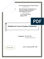 Cours + TD D'analyse Financière BASS PDF