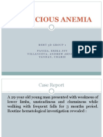 Pernicious Anemia: BSMT 3D Group 1 Paniza, Erika Joy Villanueva, Andrewarnold Yandan, Charis