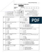 English Model Paper-G8