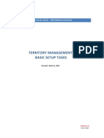 Territory Management Basic Setup Tasks: Oracle Sales Cloud - Implementation Note